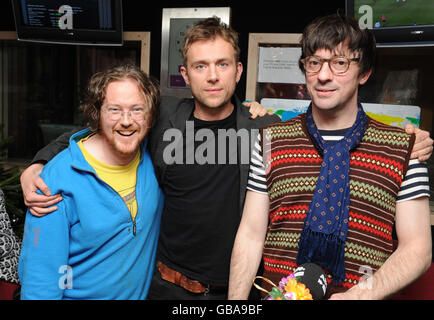 Blur Reunion annoncé - Londres Banque D'Images