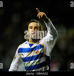 Soccer - Coca-Cola Football League Championship - Lecture v Norwich City - Madejski Stadium Banque D'Images