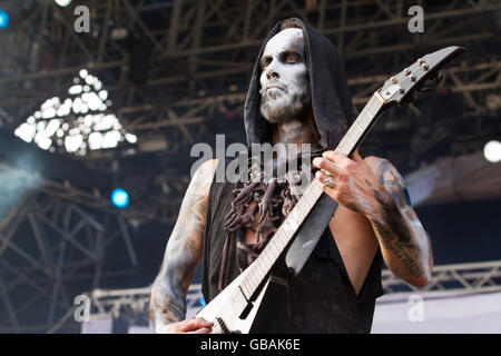 Milano, Italie 4 juillet 2016 live at The Behemoth effectue son marché, Milan. © Davide Merli / Alamy Live News Banque D'Images