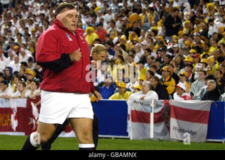 Rugby Union - coupe du monde 2003 - finale - Angleterre contre Australie.Jason Leonard, Angleterre Banque D'Images