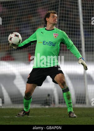 Football - Allemand Bundesliga - VfB Stuttgart / FC Schalke 04 - Mercedes-Benz Arena. Jens Lehmann, gardien de but VfB Stuttgart Banque D'Images