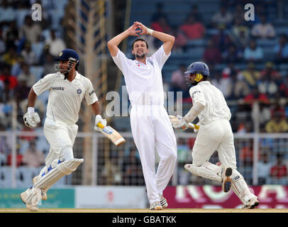 Cricket - Premier Test - Jour 3 - Inde v Angleterre - M. A. Chidambaram Stadium - Chennai - Inde Banque D'Images