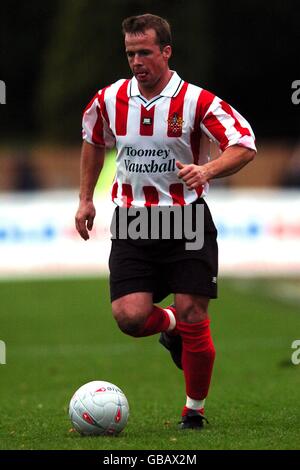 Football - coupe AXA FA - deuxième tour - Hornchurch / Tranmere Rovers. Jon Keeling, Hornchurch Banque D'Images