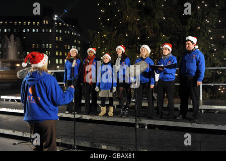 M'entendre maintenant ! Concert chorale - Londres Banque D'Images