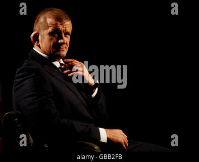 Graham Rowntree, entraîneur adjoint des Lions britanniques et irlandais, lors d'une conférence de presse au Sofitel , Heathrow terminal 5, Londres. Banque D'Images