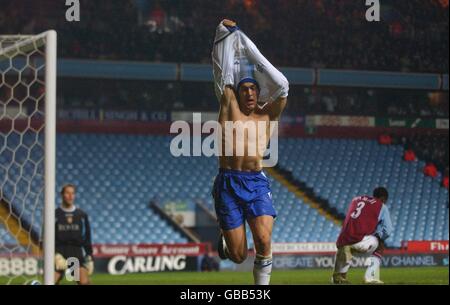 Football - Carling Cup - Quart de finale - Aston Villa v Chelsea Banque D'Images