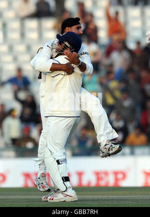 Cricket - Deuxième Test - Day 3 - Inde v Angleterre - Punjab Cricket Association Stadium - Mohali - Inde Banque D'Images