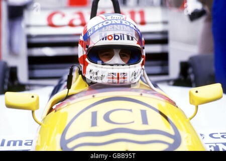 Course automobile Formula One - Grand Prix d'Europe. Nigel Mansell, Williams Honda Banque D'Images
