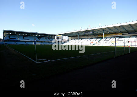 Football - coupe AXA FA - quatrième tour - Coventry City / Colchester United.Vue générale de Highfield Road, stade de Coventry City Banque D'Images