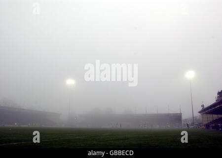 Football - AXA FA Cup - troisième tour - Yeovil Town / Liverpool.Une vue générale des conditions météorologiques au stade Huish Park, stade de Yeovil Town Banque D'Images