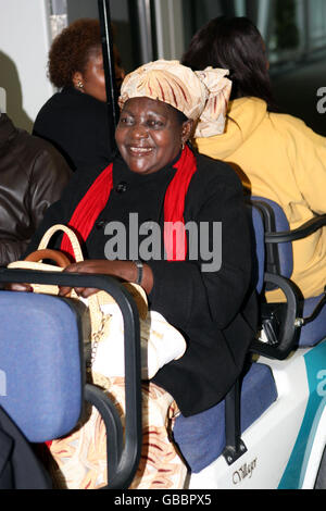 La belle-mère d'Obama inauguration de mouches Banque D'Images