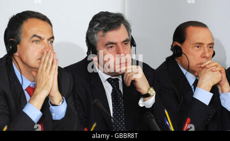 Gordon Brown au Moyen-Orient Banque D'Images