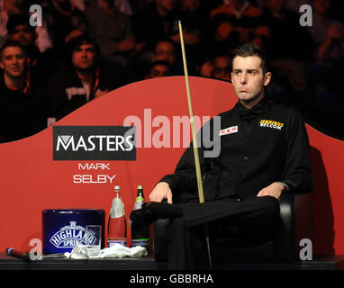 Snooker - The Masters 2009 - huitième jour - Wembley Arena.Mark Selby lors de la finale des maîtres à Wembley Arena, Londres. Banque D'Images