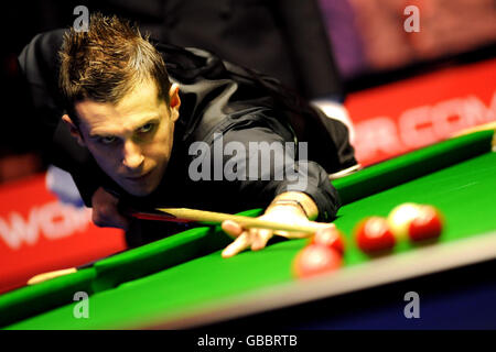 Snooker - The Masters 2009 - huitième jour - Wembley Arena.Mark Selby lors de la finale des maîtres à Wembley Arena, Londres. Banque D'Images