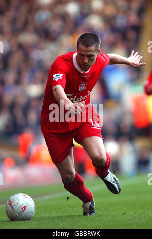 Football - coupe AXA FA - Cinquième tour - Liverpool / Portsmouth. Michael Owen, Liverpool Banque D'Images
