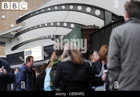 Jonathan Ross retourne au travail - Londres Banque D'Images