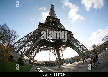 Stock de voyage - France - Paris. La Tour Eiffel à Paris. Banque D'Images