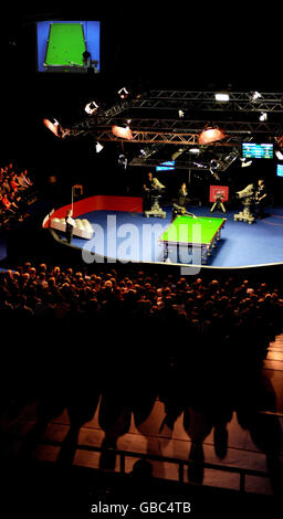 Snooker - The Masters 2009 - septième jour - Wembley Arena.Mark Selby pendant les Masters à Wembley Arena, Londres. Banque D'Images