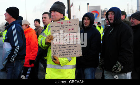 Protestation d’emplois Banque D'Images