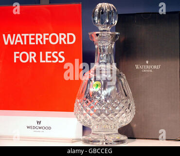 Les administrateurs dans les appels de Waterford Wedgwood Banque D'Images