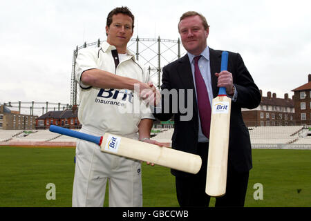 Cricket - Surrey County Cricket Club - Lancement de parrainage - Brit Insurance Banque D'Images