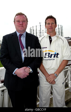 Cricket - Surrey County Cricket Club - Lancement de parrainage - Brit Insurance Banque D'Images