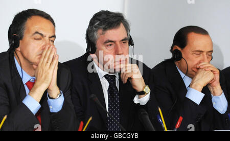 Gordon Brown au Moyen-Orient Banque D'Images