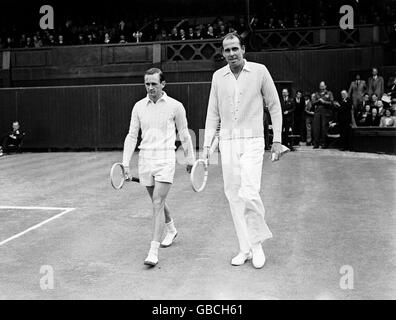 Tennis - Wimbledon - masculin - Final - Yvon Petra v Geoff Brown Banque D'Images