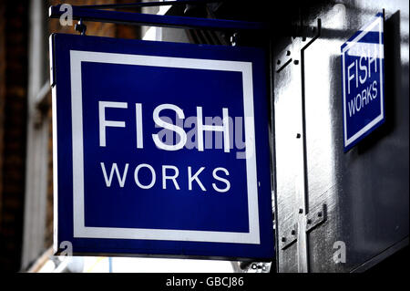 Restaurant Fishworks Banque D'Images
