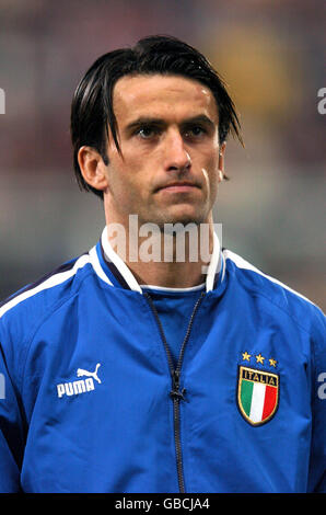 Football - International friendly - Italie / République tchèque. Christian Panucci, Italie Banque D'Images