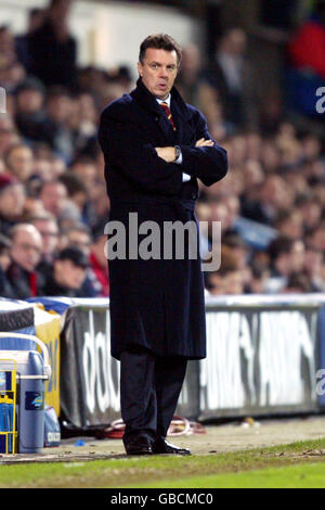 Football - FA Barclaycard Premiership - Fulham / Aston Villa. David O'Leary, directeur d'Aston Villa Banque D'Images
