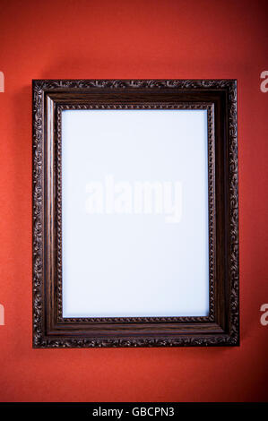 Châssis en blanc antique Banque D'Images