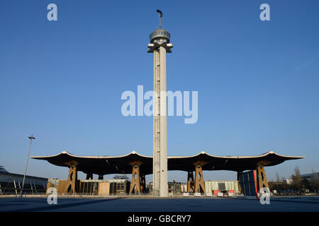 Hermesturm, Hermes tower, juste, Hanovre, Basse-Saxe, Allemagne Banque D'Images