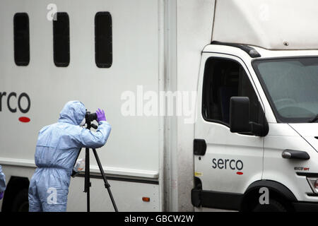 Embuscade armés dans l'ouest de Londres Banque D'Images