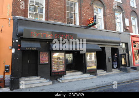 Musique - Jazz - Sites - Ronnie Scott's - Londres Banque D'Images