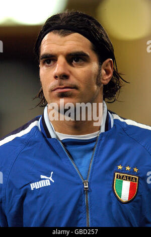 Football - International friendly - Italie / République tchèque. Simeone Perrotta, Italie Banque D'Images