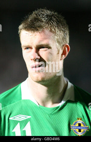 Football - National International friendly - Irlande du Nord v Hongrie - Windsor Park. Chris Brunt, Irlande du Nord Banque D'Images