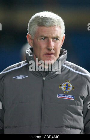 Football - National International friendly - Irlande du Nord v Hongrie - Windsor Park.Nigel Worthington, directeur de l'Irlande du Nord Banque D'Images