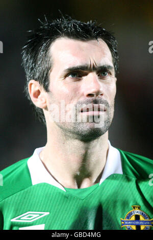 Football - National International friendly - Irlande du Nord v Hongrie - Windsor Park. Keith Gillespie, Irlande du Nord Banque D'Images