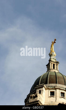 Une vue générale de l'Old Bailey, Londres, avant la condamnation de Nicky Reilly, 22 ans, qui a accidentellement mis une bombe à ongles maison dans une cabine de toilettes alors qu'il se préparait à cibler des dizaines de clients innocents dans un restaurant d'Exeter. Banque D'Images