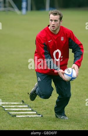 Rugby Union - le tournoi des Six Nations - Angleterre v Pays de Galles - Angleterre Formation Banque D'Images