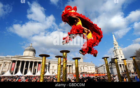 Le Nouvel An chinois Banque D'Images