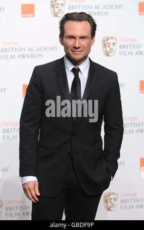 Christian Slater au British Academy film Awards 2009 à l'Opéra royal de Covent Garden, dans le centre de Londres. Banque D'Images