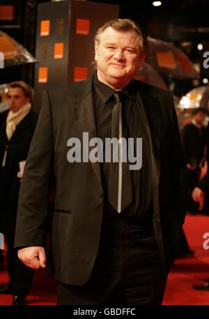 Brendan Gleeson arrivant pour les British Academy film Awards 2009 à l'Opéra Royal de Covent Garden, dans le centre de Londres. Banque D'Images