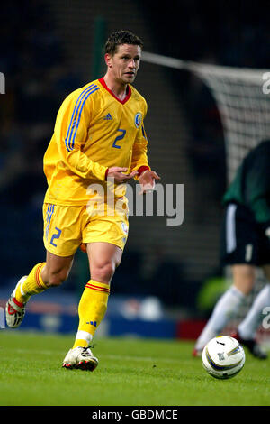 Football - International friendly - Ecosse / Roumanie. Flavius Stoican, Roumanie Banque D'Images