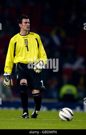 Football - International friendly - Ecosse / Roumanie. Paul Gallacher, Écosse Banque D'Images