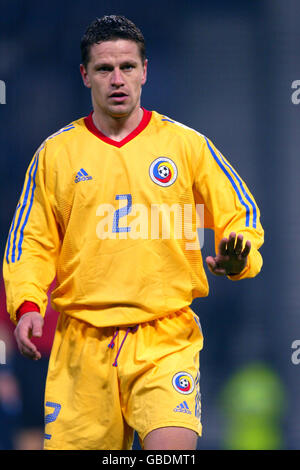 Football - International friendly - Ecosse / Roumanie. Flavius Stoican, Roumanie Banque D'Images