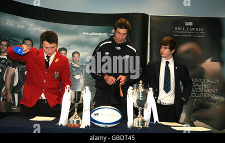 Rugby Union - Bell Lawrie Scottish Schools Cup Semi finale Tirage - Murrayfield Banque D'Images