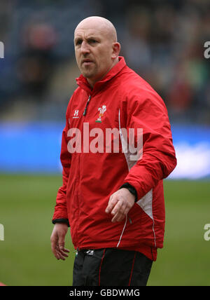 Rugby Union - RBS 6 Nations Championship 2009 - Ecosse / pays de Galles - Murrayfield. Shaun Edwards, entraîneur adjoint du pays de Galles Banque D'Images