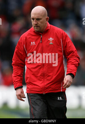 Rugby Union - RBS 6 Nations Championship 2009 - Ecosse / pays de Galles - Murrayfield. Shaun Edwards, entraîneur adjoint du pays de Galles Banque D'Images